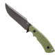 Outlier Knife Company Night Fighter Fixed Blade Knives, 4.87in, 52100 Steel, Swedged/Straight Back, G10 Handle, Black, OKC115CB001