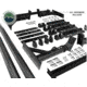 Overland Vehicle Systems Freedom Rack Systems - Rack, Uprights, Cross Bars and Side Support Bars, Black, 22040100