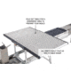 Overland Vehicle Systems Komodo Camp Kitchen, Dual Grill, Skillet, Folding Shelves, Rocket Tower, 30100001