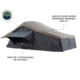 Overland Vehicle Systems Nomadic 4 Extended Roof Top Tent, 4 Person, w/ Annex Base, Dark Gray/Green, 75 x 122 x 51 in, 18141936
