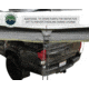 Overland Vehicle Systems Nomadic Awning 270 Cover, Driver Side, Dark Gray/Black, 240 x 157 x 88.5 in, 19519907