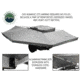 Overland Vehicle Systems Nomadic Awning 270 Degree Awning and Wall 1, 2, &amp; 3, w/Mounting Brackets, Driverside, Dark Gray, 19539907