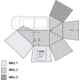 Overland Vehicle Systems Nomadic Awning 270 Side Wall 3, Driver Side, Dark Gray, 18119909