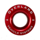 Overland Vehicle Systems Recovery Ring 2.5in 10 lb with Storage Bag, Red, 19240005
