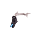 Overwatch Precision DAT V2 Trigger for Glock 43/43X/48, Flat, Type III Hard Anodized, Black/Blue, 28227