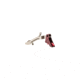 Overwatch Precision DAT Trigger for .45 ACP, 10mm Auto, Black Cherry Shoe/Bright Red Safety, 26246