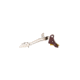 Overwatch Precision DAT Trigger for .45 ACP, 10mm Auto, Black Cherry Shoe/Burned Gold Safety, 26245
