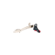 Overwatch Precision DAT Trigger for .45 ACP, 10mm Auto, Midnight Blue Shoe/Bright Red Safety, 26236