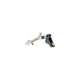 Overwatch Precision DAT Trigger for .45 ACP, 10mm Auto, Midnight Blue Shoe/Burned Gold Safety, 26235