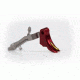 Overwatch Precision Falx Trigger, Bright Red Shoe/Burned Gold Safety, Glock 42, 27565
