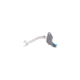 Overwatch Precision Falx Trigger for Smith and Wesson, Curved, NP3, Gun Metal Gray/Blue, 44597