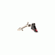 Overwatch Precision TAC Trigger for .45 ACP, 10mm Auto, Black Shoe/Bright Red Safety, 26326