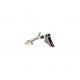 Overwatch Precision TAC Pistol Trigger, .45 ACP, 10mm Auto, Flat, Type III Hard Anodized, Gun Metal Gray/Red, 26396