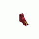 Overwatch Precision TAC Trigger Shoe Only, Bright Red Shoe/Burned Gold Safety, Glock Handguns, 20365