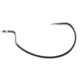 Owner Hooks Rign Bass N Hook with Cutting Point, Short Shank, Wide Gap, Black Chrome, Size 2/0, 6 Per Pack, 5137-121