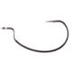 Owner Hooks Rign Bass N Hook with Cutting Point, Short Shank, Wide Gap, Black Chrome, Size 2/0, 6 Per Pack, 5137-121