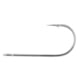 Owner Hooks Spinner Bait Trailer Hook with Cutting Point, Forged Short Shank, Round Bend/Wide Gap, Nickel, Size 2/0, 7 Per Pack, 5131-124