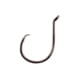 Owner Hooks SSW Circle Hook, Hangnail Point, Medium Shank, Offset, Up Eye, Black Chrome, Size 7/0, 27 Per Pack, 5378-171