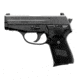 SIG SAUER P239 Pistol, 9mm Luger, 3.6 in barrel, anodized aluminum frame, black polymer grip, recoil operated semi-automatic, combat, 8 round magazine, P239-1-FRRMPG