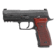SIG SAUER P320 AXG Pistol, 9mm Luger, 3.9 in barrel, black anodized alloy frame, checkered walnut grip, recoil operated semi-automatic, tritium night sights, classic model, 17 round magazine, P320 AXG-1-FRRMPG