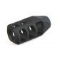 Precision Armament M11 Severe-Duty Muzzle Brake 6.5mm/.264Cal, DLC Black, A04004