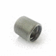 Precision Armament M4 Shoulderless Thread Adaptor, 1/2-28 to 5/8-24, Matte Stainless A02410