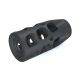Precision Armament M41 Severe-Duty Muzzle Brake 6.5mm/.264Cal, Matte Black, A04010