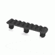 Precision Armament SRC-8 Accessory Rail, Tennalum 7068, Matte Black A11005