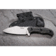 Pachmayr Dominator Fixed Blade Knife w/ Kydex Sheath, D2 Steel Full Ground Blade, G10 Handle, Grey/Black, 04298