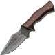 Pakistan Blacksmith Fixed Blade Knife, 3 carbon steel blade, Burgundy wood handle, 203422