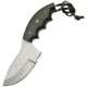 Pakistan Micarta Skinner Fixed Blade Knife, 4.25in, Stainless Steel, Skinner, Black, Micarta Handle PA3347