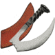 Pakistan Railroad Karambit Knife, 5 carbon steel blade, Twist pattern handle, HS-4435
