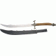 Pakistan Scimitar Pewter Finish Knife, 39in. PA1068