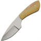Pakistan Skinner Bone Knife, 3.75 satin finish stainless blade, White smooth bone handle, 203408