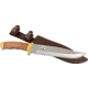 Paladin Bear Engraving Fixed Blade Knife, 14in, 3Cr13 Stainless Steel, Clip Point, Mossy Oak, PE-KN-8504-B