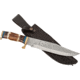 Paladin Bowie Fixed Blade Knife - Flag, Stainless Steel, Drop Point, PE-SB-8511-F