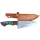 Paladin Damascus Steel Carving Knife, 6 in Blade, Damascus Steel, Wood, PE-6DM-CK-2008