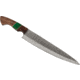 Paladin Fixed Blade Knife, 11in, Damascus Steel, Hardwood, PE-DAM-6017
