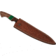 Paladin Fixed Blade Knife, 11in, Damascus Steel, Hardwood, PE-DAM-6017