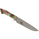 Paladin Fixed Blade Knife - Mountain Man Engraving, 5in, Stainless Steel, Bowie, Brown Crown Stag Handle, PE-CS-8503-MM
