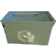 Paladin Pistol Ammo Can, Green Metal, PE-AMMOCP-2035