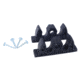 Panther King Pin Anchor System Spare Pole Clips Rubber Pole Clip, KPPC