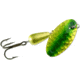 Panther Martin Hammered UV In-Line Spinner, #4, 1/8 oz Lime-Chartreuse, 4PMHUV-HLC