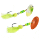 Panther Martin Holy Roe Holographic Hammered In-Line Spinner, #18L, 1/2 oz, Lime &amp; Chartreuse, 18LPMSSHR-HLC