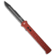 Paragon Paragon Estiletto Bowie OTF Red 5.25" Black P/S, Red, CPM S30V, adult, BHQ-32147