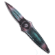 Paragon Paragon Warlock Folding Knife Psycho Aluminum 3.9" Psycho Tooth Grind Solid, Blue/Pink, CPM S35VN, adult, BHQ-229594