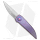 Paragon Phoenix Gravity Folding Knife, 3.90in, CPM S35VN Stainless Steel, Spear Point Blade, Titanium Purple Handle, Gray/Purple, 9.45in, BHQ-180566