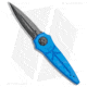 Paragon Warlock Enchanter Folding Knife, 3.875in, CPM S30V, Dagger Blade, Aluminum Blue Handle, Black/Blue, 9.375in, BHQ-114817