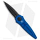 Paragon Warlock Enchanter Folding Knife, 3.875in, CPM S30V, Dagger Blade, Aluminum Blue Handle, Blue/Black, 9.375in, BHQ-86904