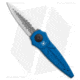 Paragon Warlock Enchanter Folding Knife, 3.875in, CPM S30V, Dagger Blade, Aluminum Blue Handle, Steel/Blue, 9.375in, BHQ-35253